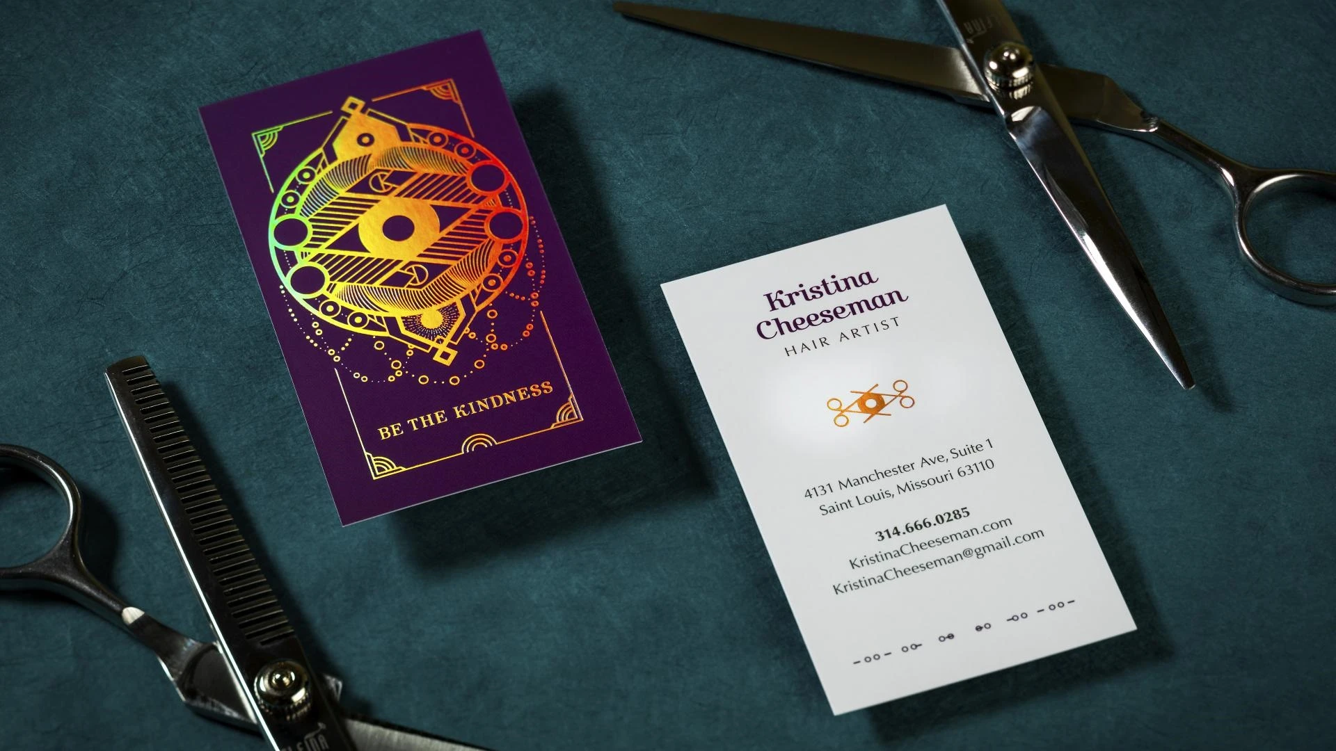 Salon Business Cards Business Card Design